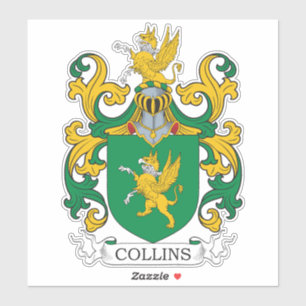 Sticker Collins Family Crest