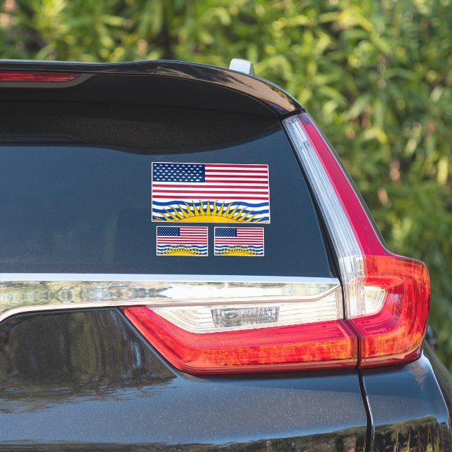 STICKER COLOMBIE AMÉRICAINE (Côté voiture)