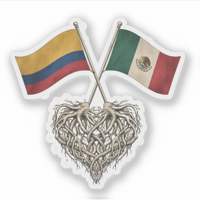 Sticker Colombo-mexicain (Devant)