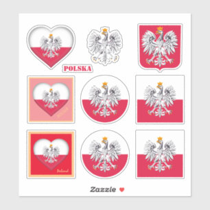 Sticker Colonnes polonaises & Drapeau polonais, Voyage du 
