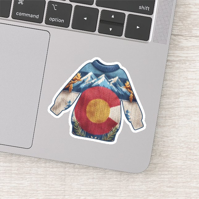 Sticker Colorado Flag Sweater (Détail)