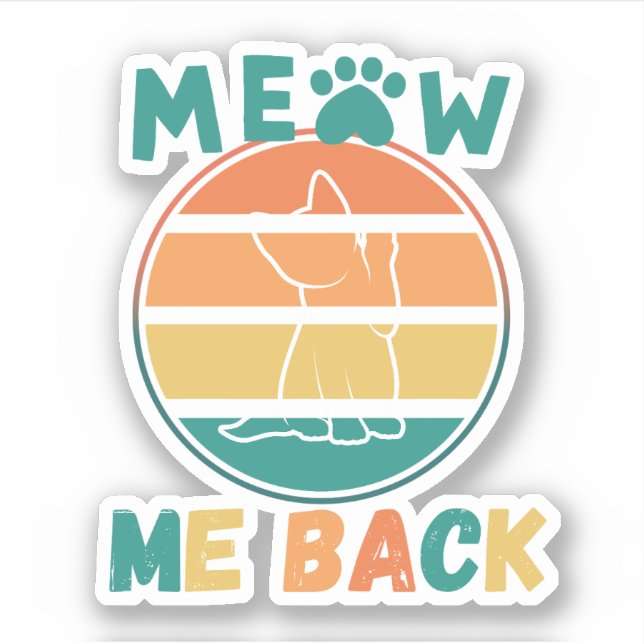 Sticker Coloré Me Revenez (Devant)