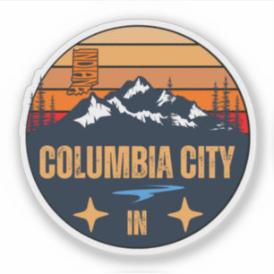 Sticker Columbia City, Indiana