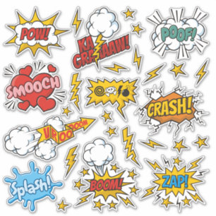 Sticker Comic Sound Effects
