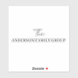 Sticker Company Business Name Professional Branded