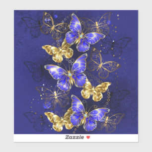 Sticker Composition avec papillons Sapphire