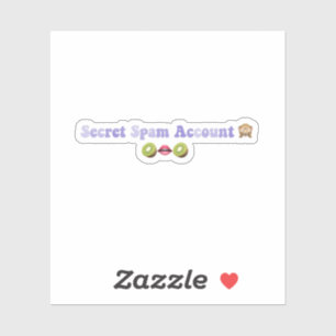 Sticker Compte de spam "secret" d'Addison Rae (ancien TikT