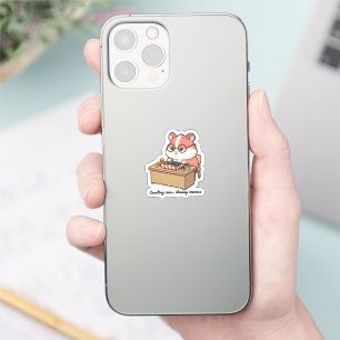 Sticker Compter les pièces, poursuivre les Cozies Argent d