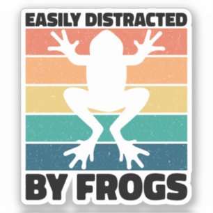 Sticker Conception colorée pour les amateurs de grenouille
