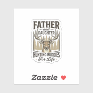 Sticker Conception de chemise de cerf pour copains de chas