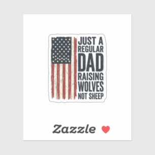 Sticker Conception de chemise vintage patriotique pour pap