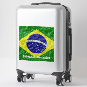 Sticker Conception de drapeau brésilien