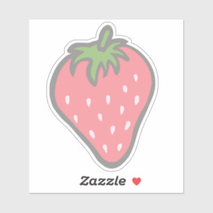 Sticker Conception de fraise douce