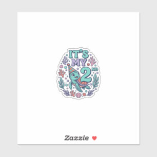 Sticker Conception de gravure vintage tortue de mer 2e ann