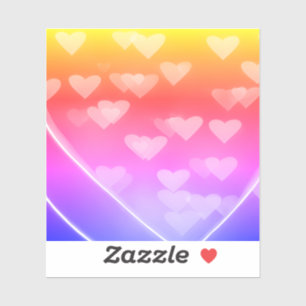 Sticker Conception numérique du coeur cassé