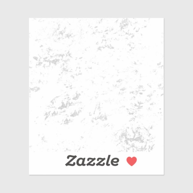 Sticker Conception vide Dix-huit (Feuille)