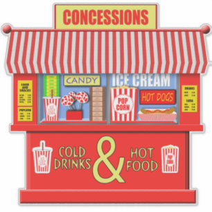 Sticker Concessions Stand