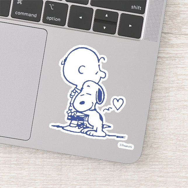 Sticker Confort et sécurité | Charlie & Snoopy Hug (Détail)