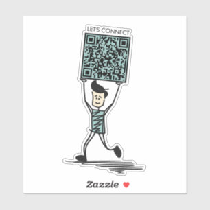 Sticker Connectons QR Code Vinyl