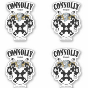 Sticker Connolly Crest Irish Translation & Signification (