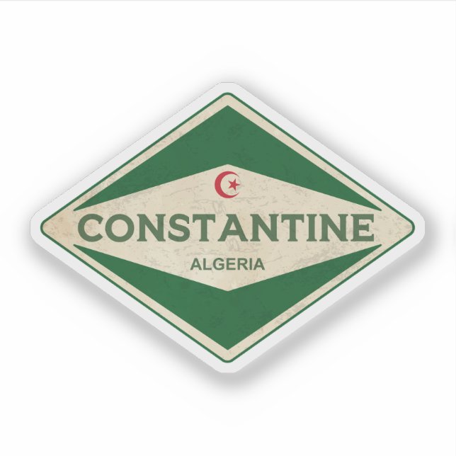 Sticker Constantine Algérie Vintage (Devant)