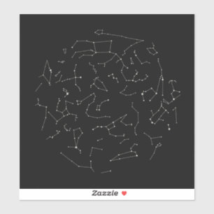 Sticker Constellations dans l'hémisphère nord