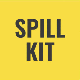 Sticker Contenant de kit de déversement Personnalisable Ja
