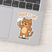 Continuez ! Motivation Cute Retro Kawaii Chat
