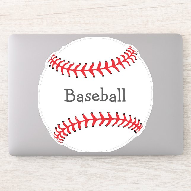 Sticker Contour Conception Baseball (Ordinateur)