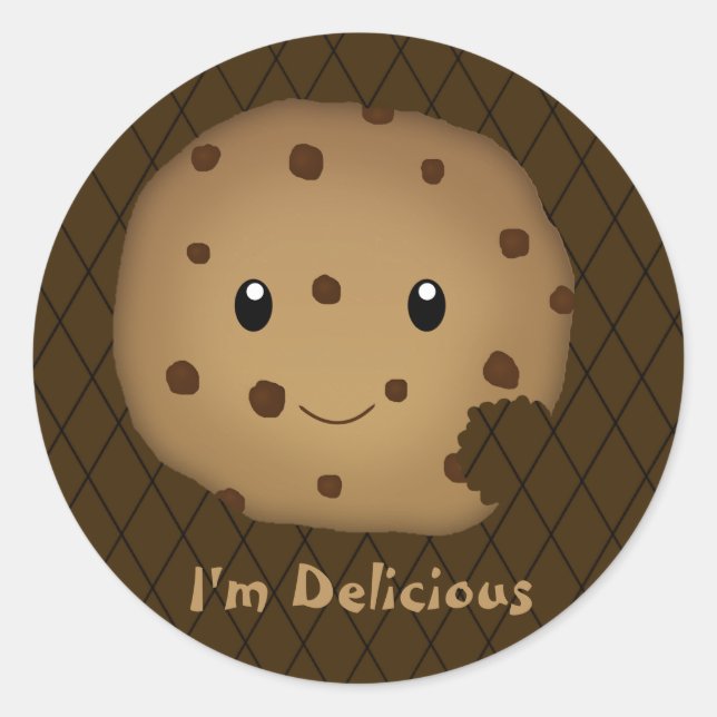 Sticker Cookie au chocolat (Devant)
