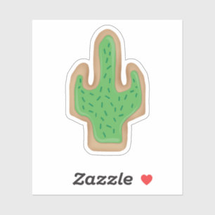 Sticker cookie Cactus