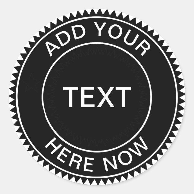 Sticker cool Hipster Business Logo (Devant)