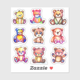 Sticker Cool Ours mou Teddy positif