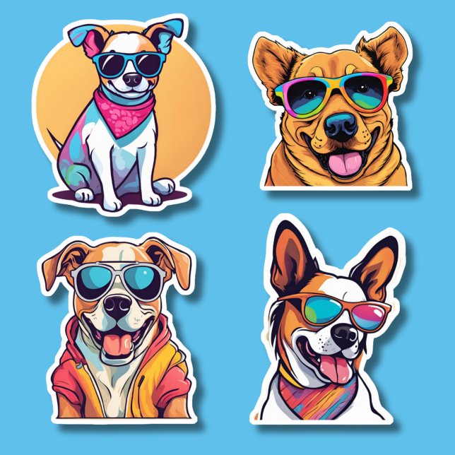 Sticker Cool Pups Ensemble Imperméable (Créateur téléchargé)