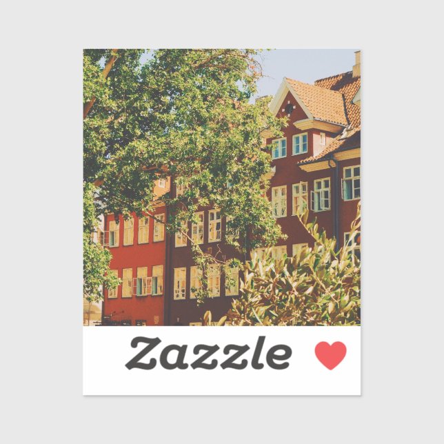 Sticker Copenhague dynamique (Feuille)