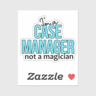 Sticker Coque Manager Pas un magicien Drôle Citation d'inf