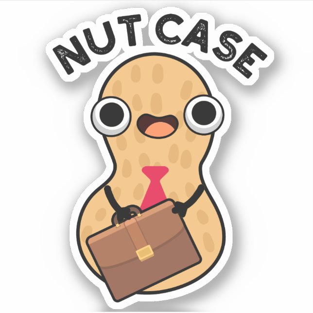 Sticker Coque Nut Funny Peanut Puns (Devant)
