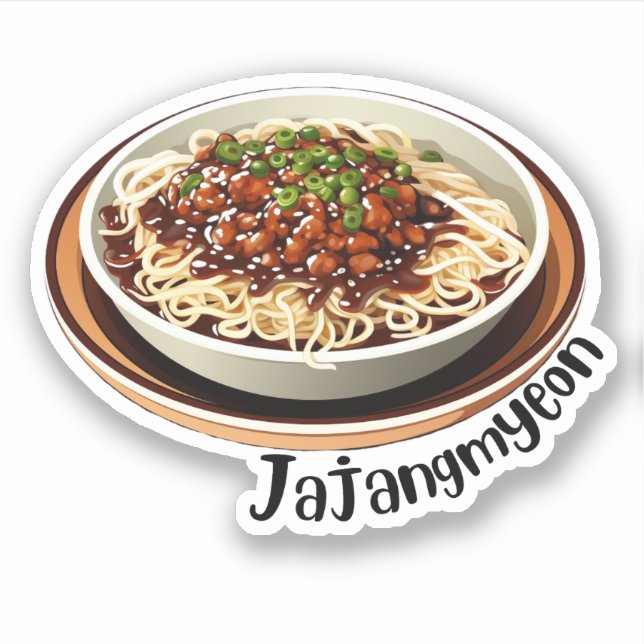 Sticker Coréen Jajangmyeon (Devant)