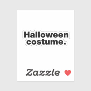 Sticker Costume d'Halloween