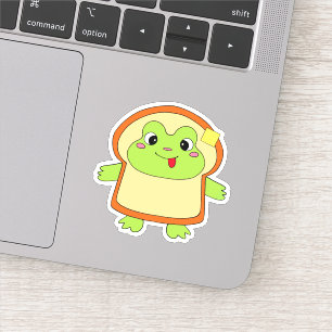 Sticker Costume esthétique de pain de grenouille