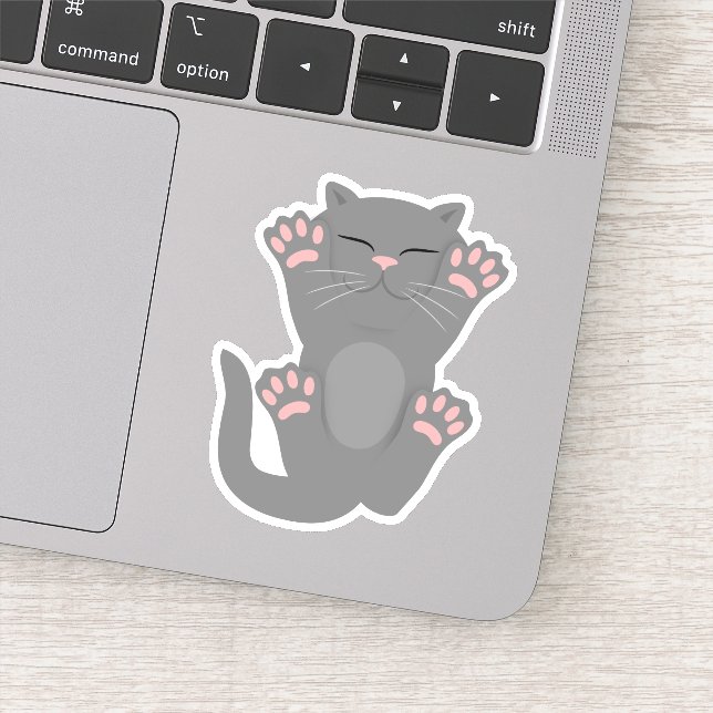 Sticker Couchage de chat (Détail)