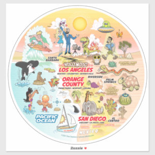 Sticker Coucher de soleil SoCal