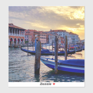 Sticker Coucher de soleil sur le Canal Grande