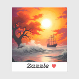 Sticker Coucher du soleil