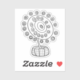STICKER COULER MOI COSMIC BOUQUET