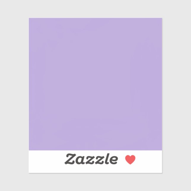 Sticker Couleur claire pastel violet (Feuille)