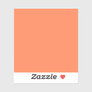 Sticker Couleur solide du corail
