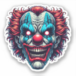 Sticker Couleurs d'Halloween déplaisantes pour la face de
