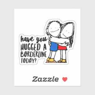 Sticker Coupable BPD serrer une bordure  Don DBT