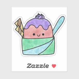 Sticker Coupe de glace délicieuse